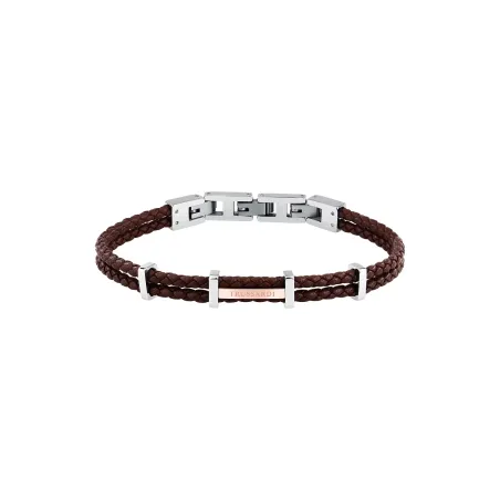 Bracciale T-Leather Doppio Filo Marrone TJAXZ12 Uomo Trussardi - category_name - XDMG De Marchi Gianotti