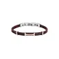 Bracciale T-Leather Doppio Filo Marrone TJAXZ12 Uomo Trussardi Bracciale T-Leather Doppio Filo Marrone TJAXZ12 Uomo Trussardi