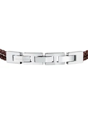 Bracciale T-Leather Doppio Filo Marrone TJAXZ12 Uomo Trussardi - category_name - XDMG De Marchi Gianotti