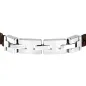 Bracciale T-Leather Treccia Marrone Silver TJAXZ01 Uomo Trussardi Bracciale T-Leather Treccia Marrone Silver TJAXZ01 Uomo Trussardi