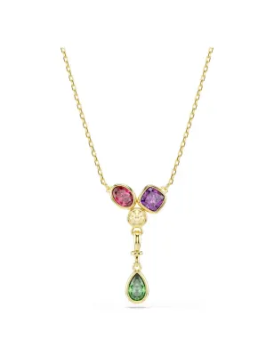 Collana Pendente a Y Imber, Multicolore, Finitura Oro 18K Swarovski - category_name - XDMG De Marchi Gianotti