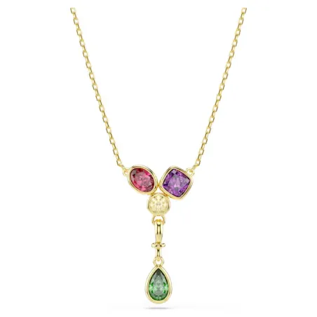 Collana Pendente a Y Imber, Multicolore, Finitura Oro 18K Swarovski - category_name - XDMG De Marchi Gianotti