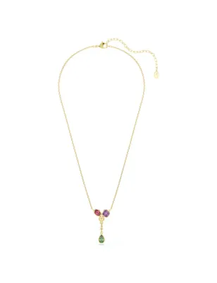 Collana Pendente a Y Imber, Multicolore, Finitura Oro 18K Swarovski - category_name - XDMG De Marchi Gianotti
