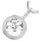 Accessorio Per Borse Taglio Round, Bianco Donna Swarovski Accessorio Per Borse Taglio Round, Bianco Donna Swarovski