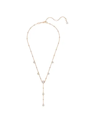 Collana a Y Imber, Finitura Oro Rosa 18K Donna Swarovski