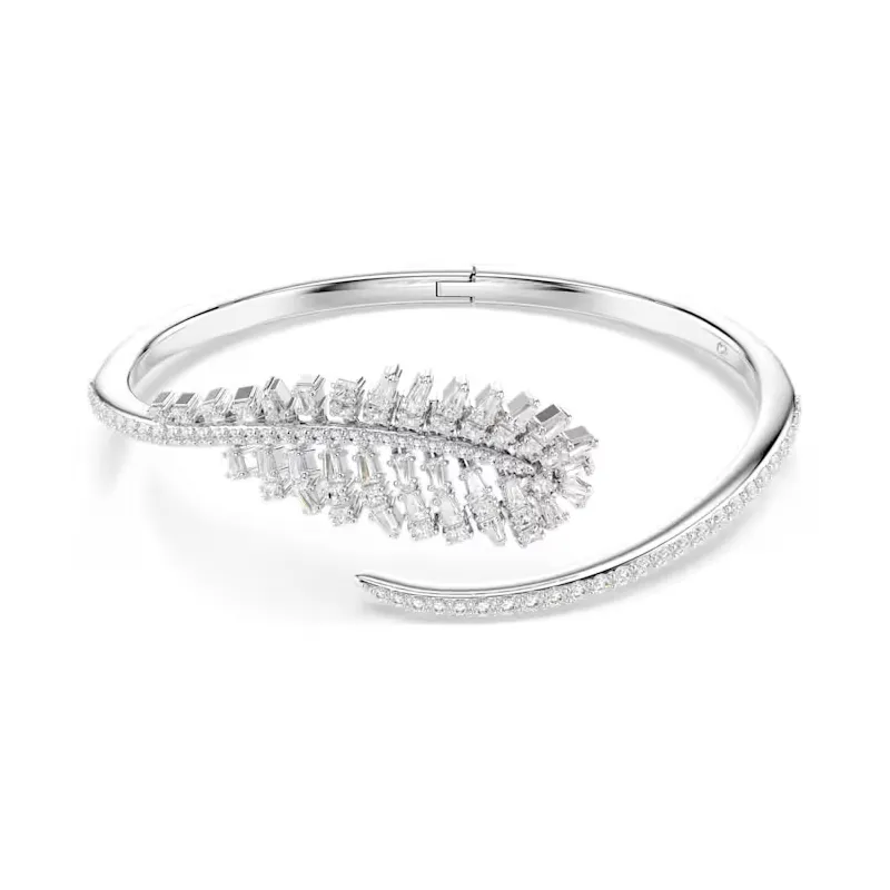 Bracciale Rigido Vienna, Piuma, Bianco, mis.M Donna Swarovski Bracciale Rigido Vienna, Piuma, Bianco, mis.M Donna Swarovski