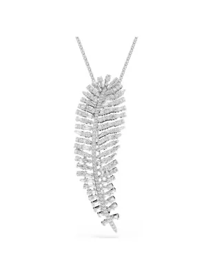 Collana e Spilla Vienna, Piuma, Bianca Donna Swarovski - category_name - XDMG De Marchi Gianotti