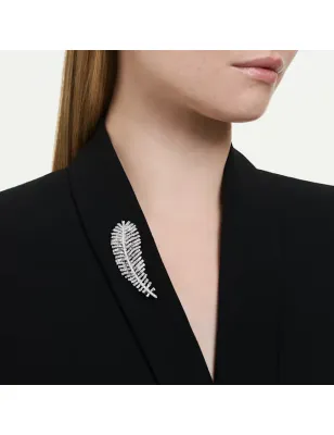 Collana e Spilla Vienna, Piuma, Bianca Donna Swarovski - category_name - XDMG De Marchi Gianotti