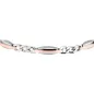 Bracciale T-Steel Catena Ovale Bicolore TJAXV38 Uomo Trussardi Bracciale T-Steel Catena Ovale Bicolore TJAXV38 Uomo Trussardi