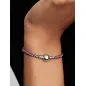Bracciale Intreccio Tessuto Viola cm.16 Donna Pandora