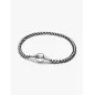 Bracciale Intreccio Tessuto Nero cm.17 Donna Pandora