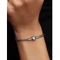 Bracciale Intreccio Tessuto Nero cm.17 Donna Pandora