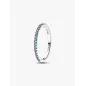 Anello Pavè Fascia Sottile Azzurro mis.52 Donna Pandora Anello Pavè Fascia Sottile Azzurro mis.52 Donna Pandora