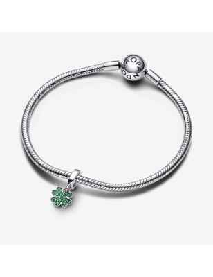 CHARM PENDENTE QUADRIFOGLIO VERDE PICCOLO PANDORA