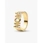 Anello Dorato Sigillo "Mom" mis.54 Donna Pandora Anello Dorato Sigillo "Mom" mis.54 Donna Pandora
