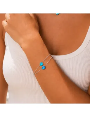 Bracciale Semino d'Amore Le Bleu Profondo Mediterraneo Donna Rossoprezioso