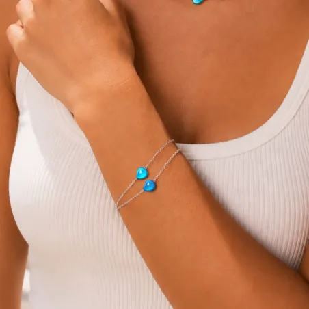 Bracciale Semino d'Amore Le Bleu Profondo Mediterraneo Donna Rossoprezioso