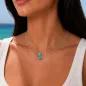 Girocollo Semino d'Amore Le Bleu Acquamarina Donna Rossoprezioso Girocollo Semino d'Amore Le Bleu Acquamarina Donna Rossoprezioso