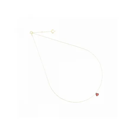 Girocollo 18KT Cuore Rosso Donna Maman et Sophie