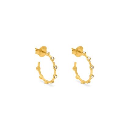 Orecchini Satellite in Argento Placcato Oro con Zirconi Giovanni Raspini - category_name - XDMG De Marchi Gianotti