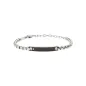 Bracciale Tag and Cros in Acciaio Bicolor e Zircone Uomo Breil Bracciale Tag and Cros in Acciaio Bicolor e Zircone Uomo Breil