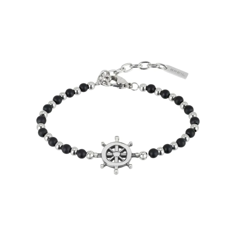 Bracciale Black Onyx Timone Uomo Breil Bracciale Black Onyx Timone Uomo Breil