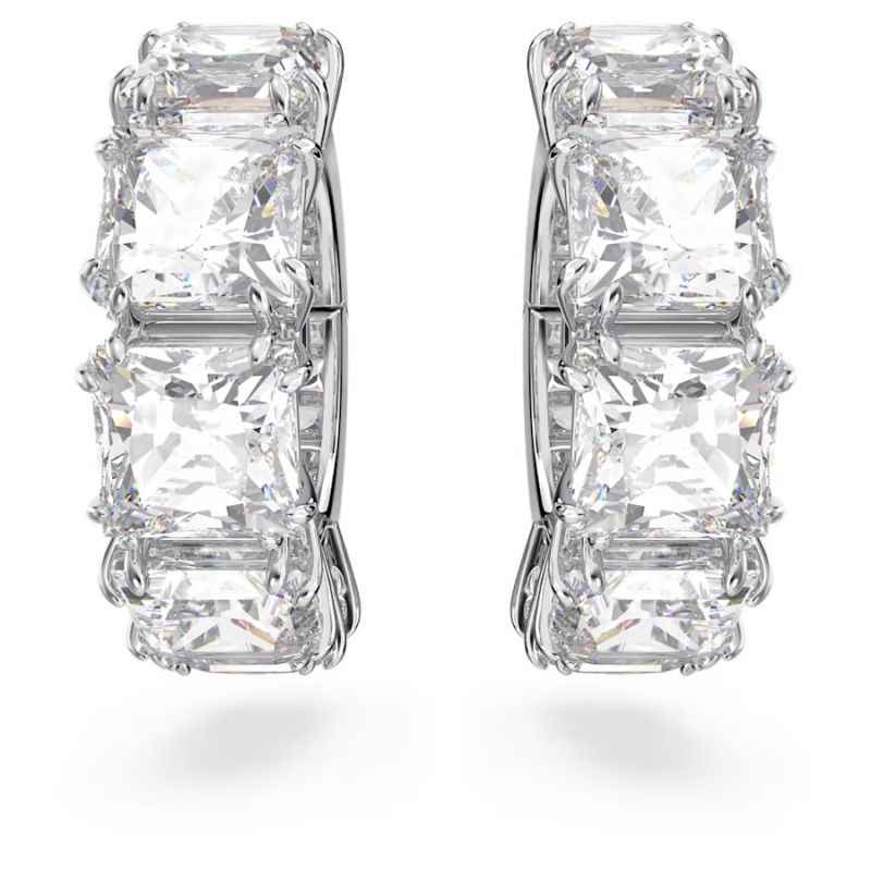 ORECCHINI MILLENIA A CLIP BIANCHI DONNA SWAROVSKI 