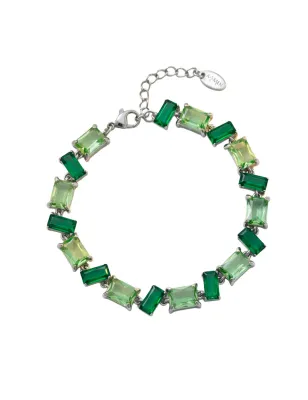 Bracciale Laguna e Zirconi dalle Sfumature Verde Scuro Donna Amen - category_name - XDMG De Marchi Gianotti