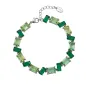 Bracciale Laguna e Zirconi dalle Sfumature Verde Scuro Donna Amen