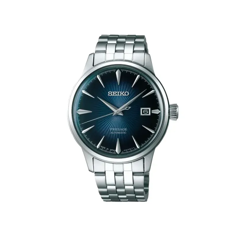 Orologio Presage Cocktail Time Blu Automatico SRPB41J1 Uomo Seiko Orologio Presage Cocktail Time Blu Automatico SRPB41J1 Uomo Seiko