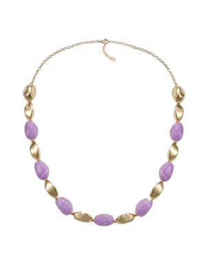 Collana Atollo in Acciaio Dorato con Pietre Lilla Donna Amen - category_name - XDMG De Marchi Gianotti