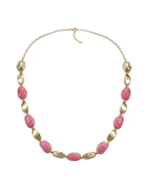 Collana Atollo in Acciaio Dorato con Pietre Corallo Donna Amen - category_name - XDMG De Marchi Gianotti