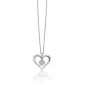Collana Cuore Oro Bianco 375 Diamante CLD4670X Donna Miluna Collana Cuore Oro Bianco 375 Diamante CLD4670X Donna Miluna