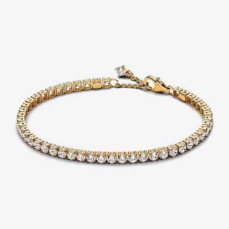 BRACCIALE TENNIS PLACCATO ORO DONNA PANDORA  561469C01-18 Pandora