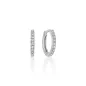 Orecchini Diamanti Cerchio Oro Bianco 10mm ERD2921 Donna Miluna Orecchini Diamanti Cerchio Oro Bianco 10mm ERD2921 Donna Miluna