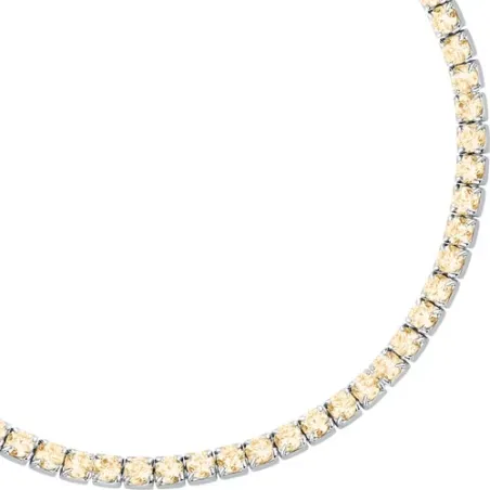 Bracciale Tennis Infinito con Zirconi Gialli Donna Morellato