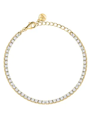 Bracciale Tennis Infinito Dorato con Zirconi Bianchi Donna Morellato - category_name - XDMG De Marchi Gianotti