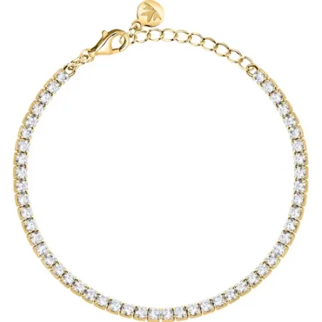 Bracciale Tennis Infinito Dorato con Zirconi Bianchi Donna Morellato - category_name - XDMG De Marchi Gianotti