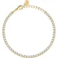 Bracciale Tennis Infinito Dorato con Zirconi Bianchi Donna Morellato