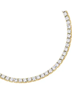 Bracciale Tennis Infinito Dorato con Zirconi Bianchi Donna Morellato