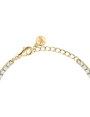 Bracciale Tennis Infinito Dorato con Zirconi Bianchi Donna Morellato - category_name - XDMG De Marchi Gianotti