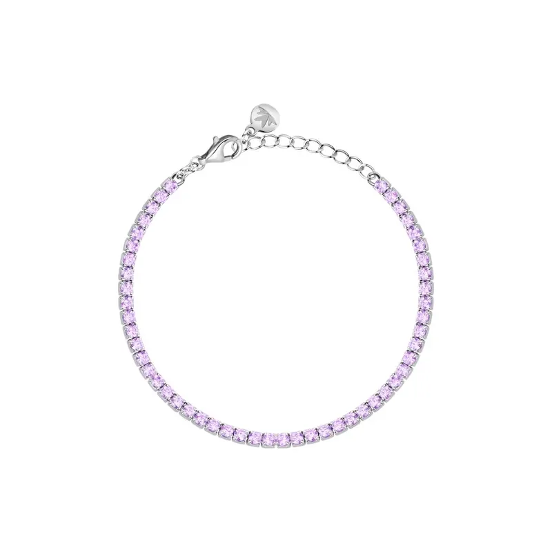 Bracciale Tennis Infinito con Zirconi Viola Donna Morellato Bracciale Tennis Infinito con Zirconi Viola Donna Morellato