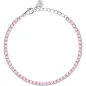 Bracciale Tennis Infinito con Zirconi Rosa Donna Morellato