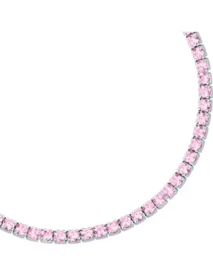 Bracciale Tennis Infinito con Zirconi Rosa Donna Morellato