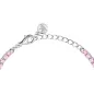 Bracciale Tennis Infinito con Zirconi Rosa Donna Morellato