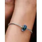 Charm Vetro di Murano, Oceano Blu Donna Pandora Charm Vetro di Murano, Oceano Blu Donna Pandora
