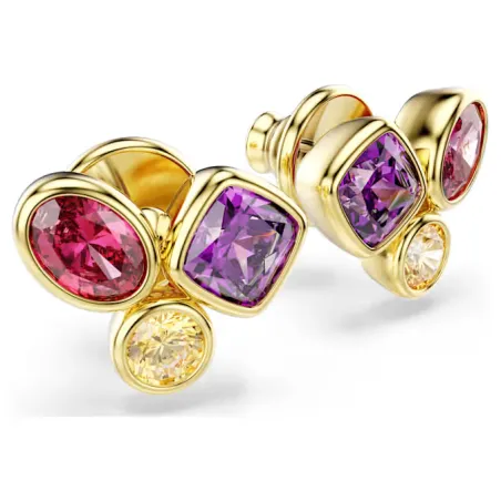 Orecchini a Lobo, Imber, Multicolore, Finitura Oro 18K Donna Swarovski