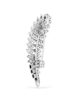 Spilla Vienna, Piuma Bianca, Taglio Misto Uomo Swarovski - category_name - XDMG De Marchi Gianotti