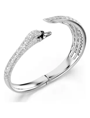 Bracciale Rigido Vienna Cigno Bianco mis. M Donna Swarovski