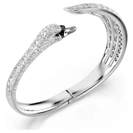 Bracciale Rigido Vienna Cigno Bianco mis. M Donna Swarovski